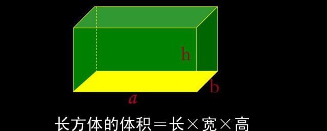 长乘宽乘高算的是什么 长乘宽乘高算的是长方体的什么