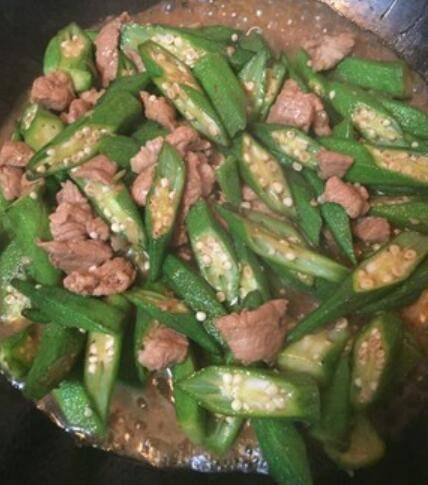 秋葵炒肉怎么做