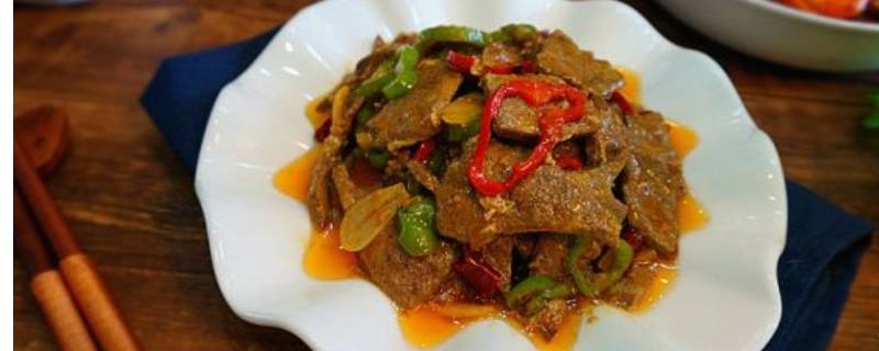 猪肝炒辣椒怎么炒