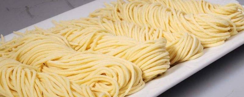 怎样用面粉做面条