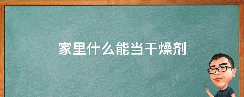 家里什么能当干燥剂