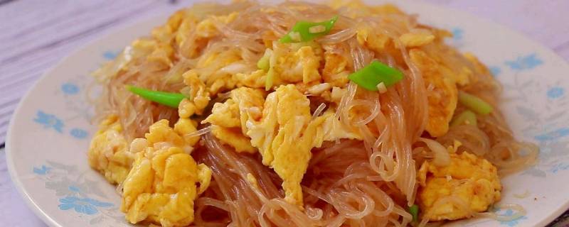 粉丝鸡蛋如何炒