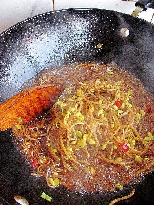 豆芽粉丝怎么炒好吃