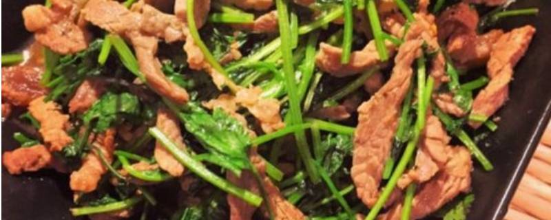 香菜炒羊肉如何做