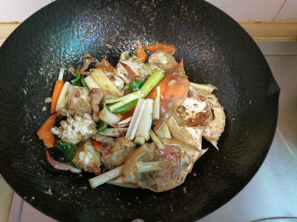 怎么炒梭子蟹