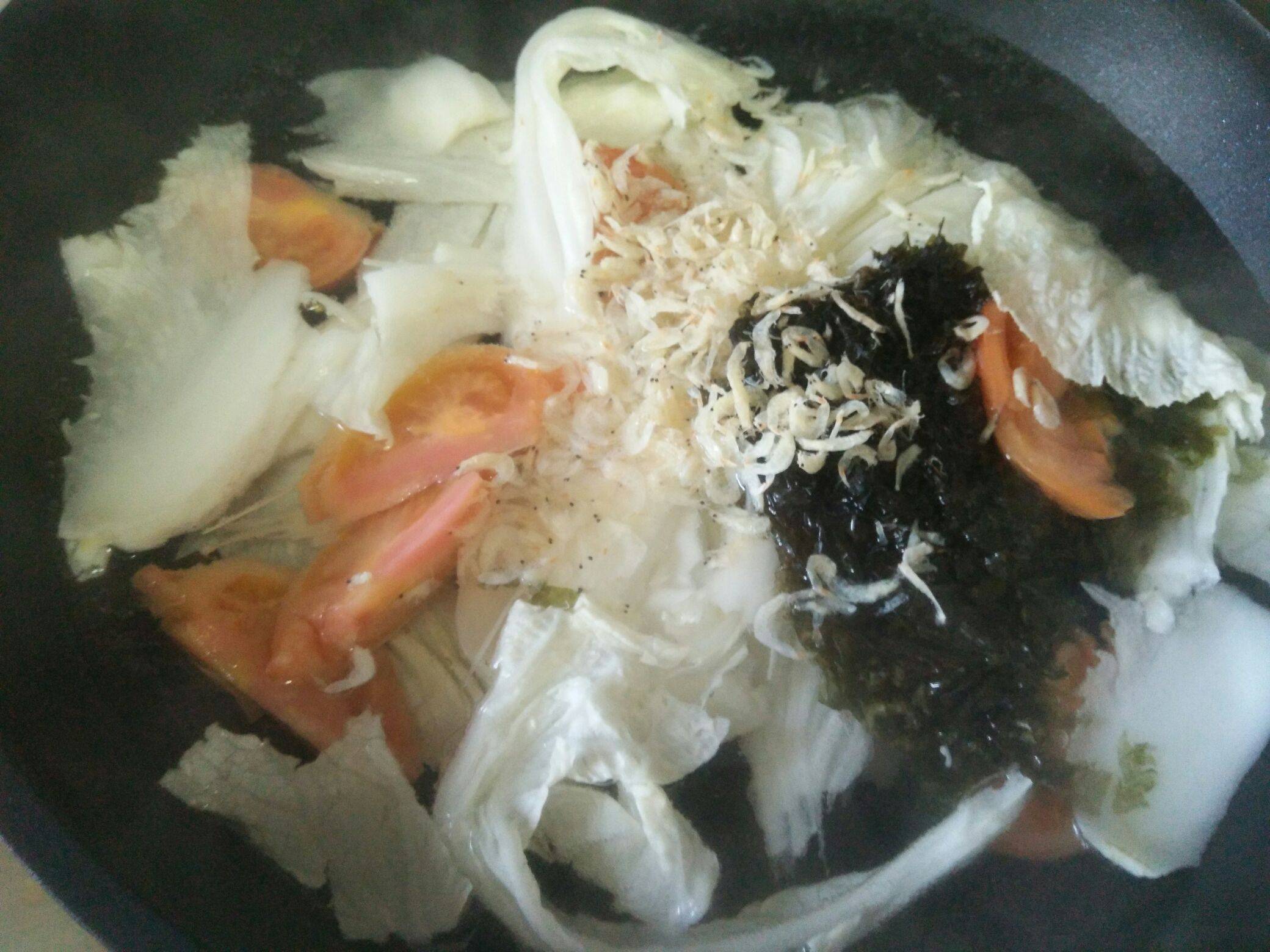 最简单的东北热汤面条