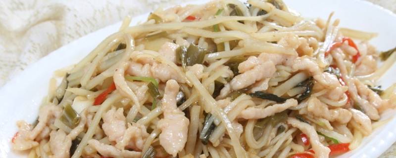 土豆肉丝怎么炒