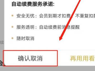 苹果取消订阅爱奇艺不显示