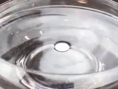 将一角硬币浮在水面上的方法