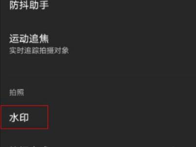 vivox60相机怎么去掉水印