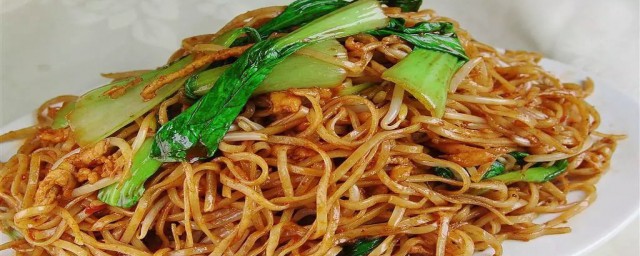 炒面窍门 炒面的小窍门
