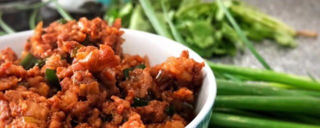 香顶肉沫做法步骤 香顶肉沫的做法步骤介绍