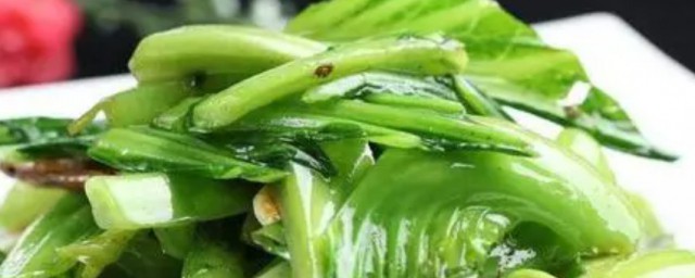 蒜蓉芥菜的做法 蒜蓉芥菜怎么做