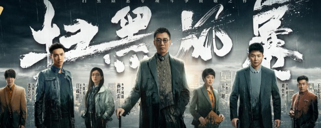 扫黑风暴播出时间几点 扫黑风暴简介