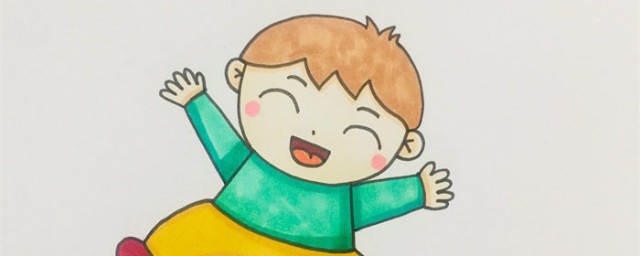 小孩怎么画 小男孩简笔画教程