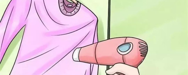 怎么快速利用吹风机吹干衣服 怎样用吹风机快速吹干衣服