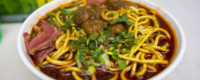 牛肉丸子面的做法 如何做牛肉丸子面