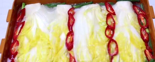 泡白菜的做法 泡白菜的做法介绍