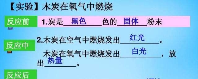 木炭在氧气中燃烧的实验现象是什么 木炭在氧气中燃烧的实验现象是怎么样
