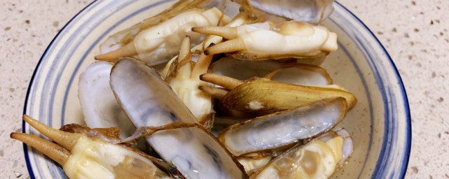 蛏子的做法煮多长时间 蛏子的做法煮多长时间好