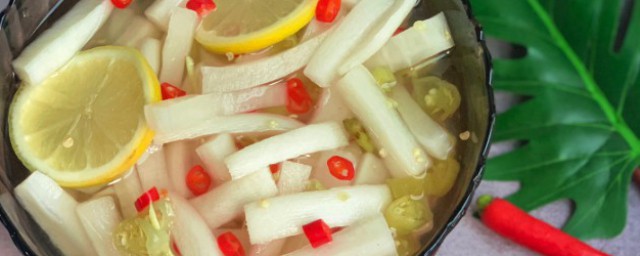 泡椒萝卜条的腌制方式 泡椒萝卜条的做法要领