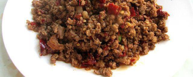 炒肉酱的做法 炒肉酱的方法