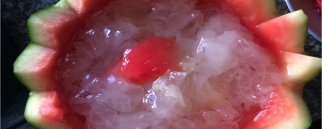 西瓜银耳汤的做法 西瓜银耳汤的制作方法