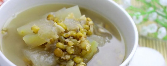 冬瓜和绿豆煮水的功效 冬瓜和绿豆煮水的功效介绍