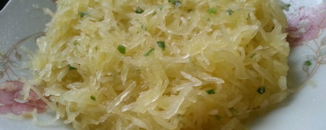 金丝瓜的做法 金丝瓜的简单做法