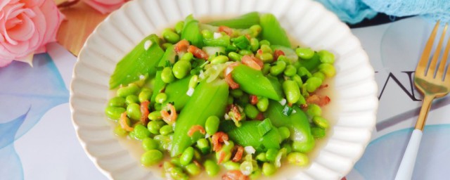 毛豆炒丝瓜的做法 毛豆炒丝瓜怎么做