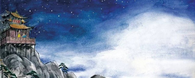 危楼高百尺手可摘星辰修辞手法 这句古诗展现了什么
