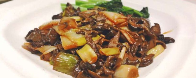 台蘑的家常吃法 素炒台蘑的做法