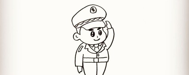 警察怎么画 警察简笔画教程