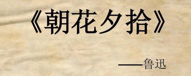 朝花夕拾内容介绍 朝花夕拾内容介绍是什么