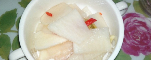 沙县小吃酸萝卜做法是什么 沙县小吃酸萝卜做法介绍