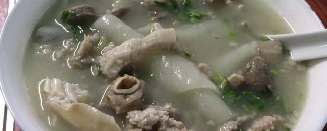 粿汁片肉汤怎样做 粿汁片肉汤的做法