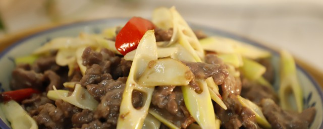牛肉炒清水竹笋如何做 牛肉炒清水竹笋怎么做
