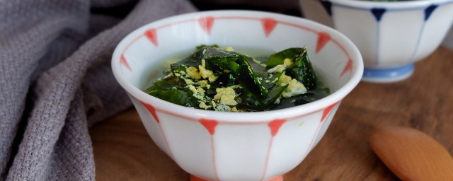 裙带菜的做法做汤 裙带菜蛋花汤做法介绍