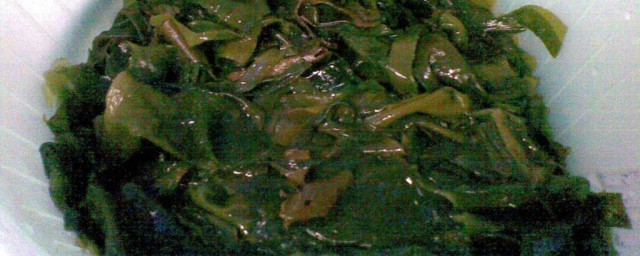 裙带菜的凉拌方式 裙带菜的凉拌方式简介