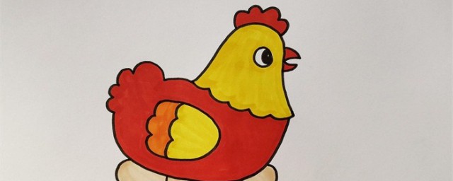 母鸡怎么画 母鸡简笔画教程