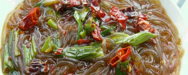 红薯粉的做法 红薯粉怎么做