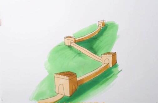 长城简笔画怎么画