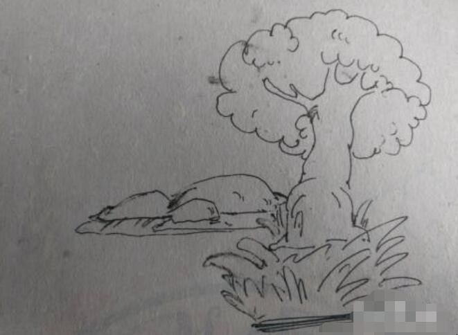 春天的景色简笔画怎么画