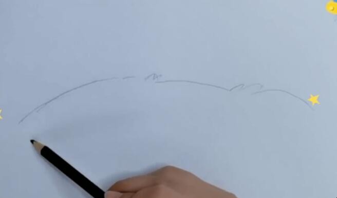 草地简笔画如何画