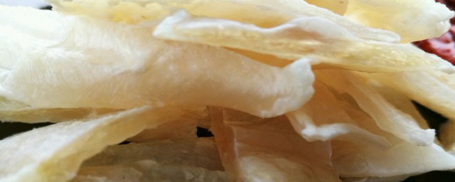 假鱼肚的制作要领 假鱼肚的做法