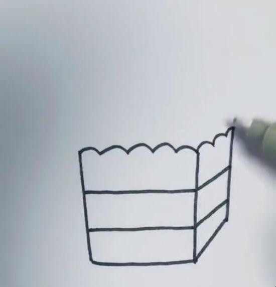 爆米花简笔画怎么画