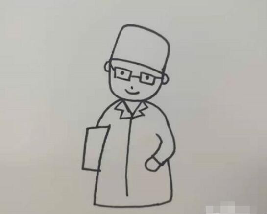 医生简单画怎么画