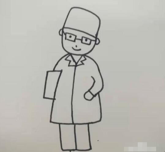 医生简单画怎么画