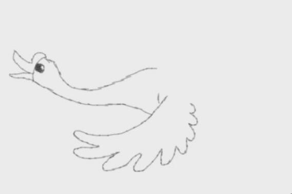 大雁怎么画简笔画