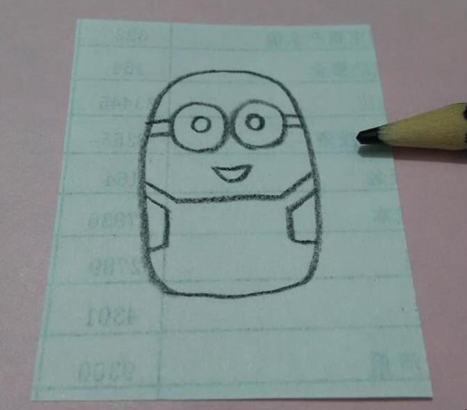 小黄人简笔画怎么画